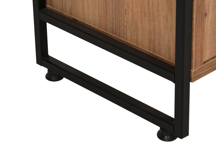 Hanah Home Tervel - Pine Estantería Industrial